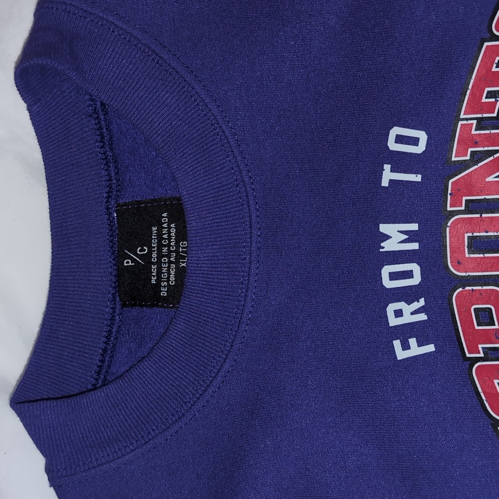Toronto Raptors Purple Sweatshirt - Picture 2 of 3